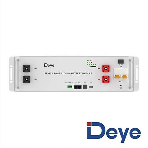 Акумуляторний блок Deye SE-G5.1 Pro-B (LV/51.2V/104Ah/5.3kWh/ LiFePO4)